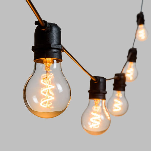 Serie lampadine a goccia per Party Vintage a led per decorazioni interne ed esterne.