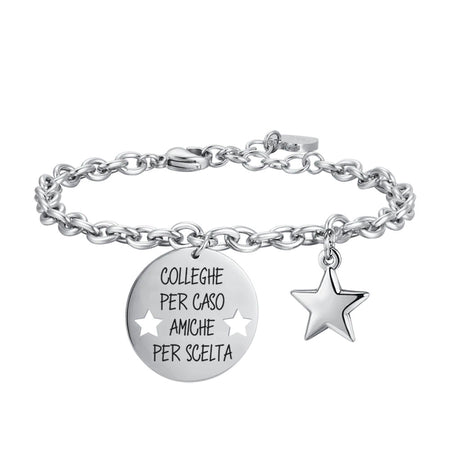 Luca Barra -  BRACCIALE DONNA IN ACCIAIO COLLEGHE PER CASO AMICHE PER SCELTA