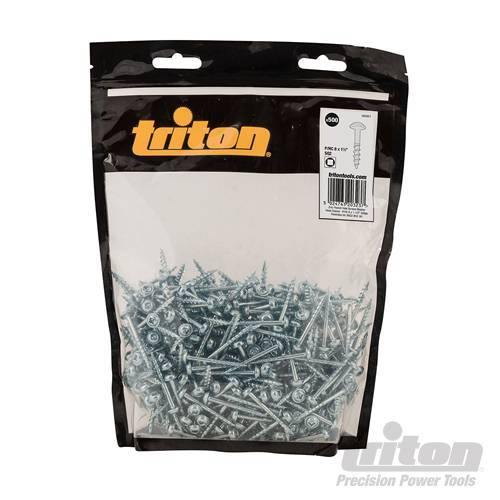 Set di Viti a Scomparsa Filettate Zincate 8x1-1/2 Testa a Rondella Triton Triton