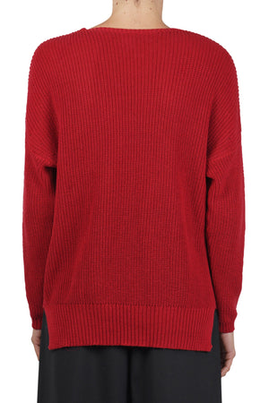 LA FEMME BLANCHE La Femme Blanche - Maglia - 461399 - Rosso da donna