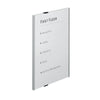 Durable Info Sign Acrilico, Alluminio Argento (Durable Aluminium Doorplate Info Sign A3 Portrait - 480823)
