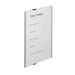 Durable Info Sign Acrilico, Alluminio Argento (Durable Aluminium Doorplate Info Sign A3 Portrait - 480823)