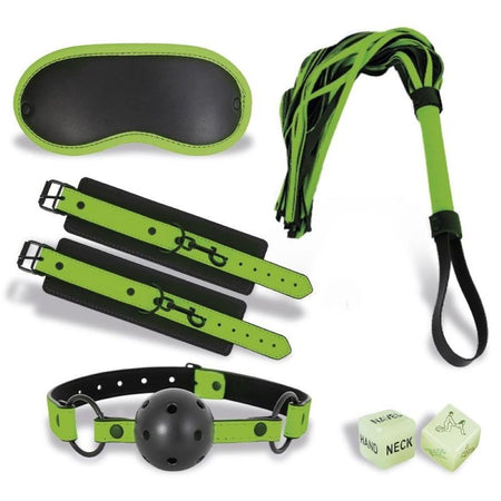 Kit Bondage Intoyou Shining Line: BDSM Luminoso da 5 Pezzi