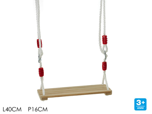 Altalena Sedile Wood in Legno