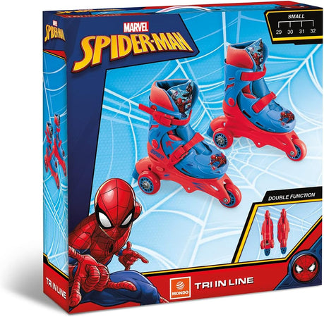 Mondo - Pattini in linea doppia Spiderman 29-32