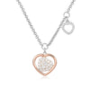 ROBERTO GIANNOTTI - Collana trilogia con cuore charm traforato