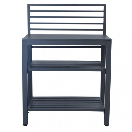 Modulo piano cucina da esterno "Trinidad" struttura in alluminio antracite 90 cm