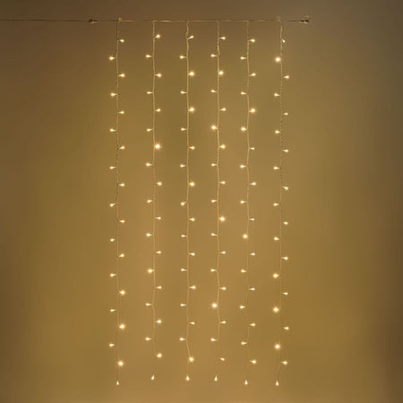 Tenda luminosa SMART Connect a led cascata da interno ed esterno prolungabile