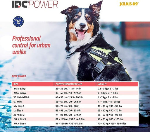 Pettorina Julius-K9 IDC Power Arancio Fluo