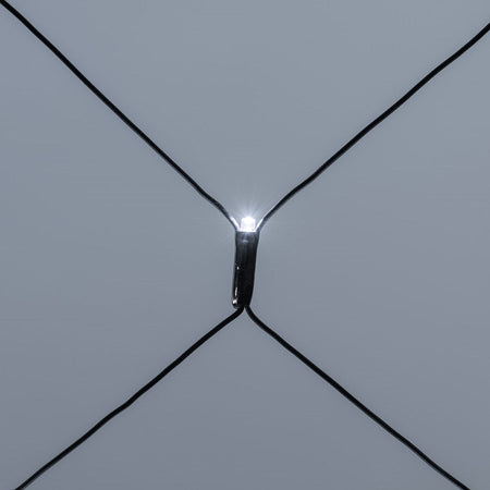 Tenda a Rete luce Fredda 504 Led per esterno decorazione natalizie h 75 cm