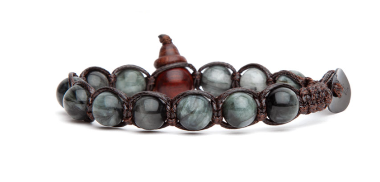 TAMASHII  Bracciale  Occhio di Falco grigio