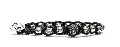 TAMASHII Bracciale Ruota Preghiera in Argento