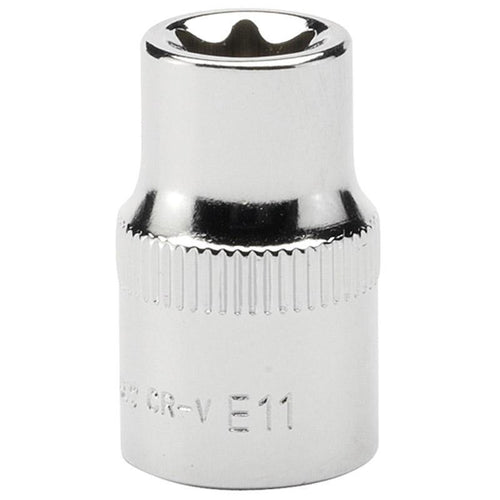 Bussola innesto Tx-Star torx E11 3/8 acciaio cromo Draper Draper tools