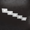 Plafoniera moderna Top Light ECCENTRIC 1156 5L GX53 LED metallo lampada parete soffitto