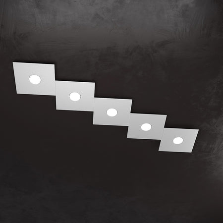 Plafoniera moderna Top Light ECCENTRIC 1156 5L GX53 LED metallo lampada parete soffitto