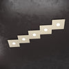 Plafoniera moderna Top Light ECCENTRIC 1156 5L GX53 LED metallo lampada parete soffitto