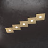 Plafoniera moderna Top Light ECCENTRIC 1156 5L GX53 LED metallo lampada parete soffitto