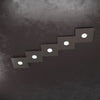 Plafoniera moderna Top Light ECCENTRIC 1156 5L GX53 LED metallo lampada parete soffitto