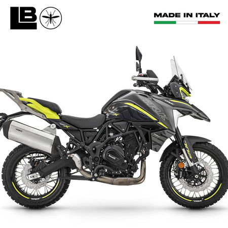 Adesivi 3D Protezioni laterali serbatoio moto compatibili con Benelli TRK 702X