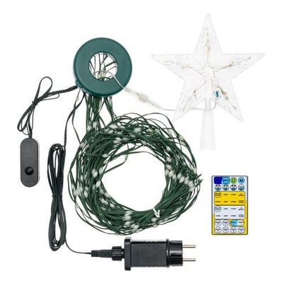 Tenda mantello per albero gocce di luci led per alberi da esterno