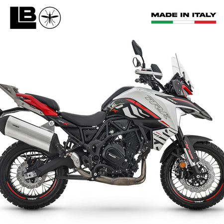 Adesivi 3D Protezioni laterali serbatoio moto compatibili con Benelli TRK 702X
