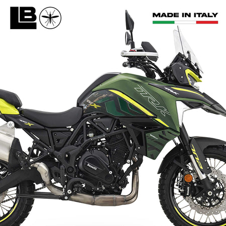 Adesivi 3D Protezioni laterali serbatoio moto compatibili con Benelli TRK 702X