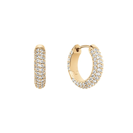 Daniel Wellington  - Orecchini Pavé Crystal Gold