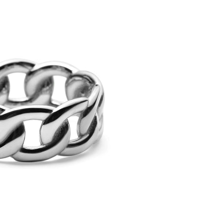Daniel Wellington -  Anello Chunky Chain Silver