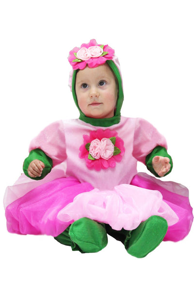 COSTUME CARNEVALE LA ROSA NEONATA DA 3 A 18 MESI - PEGASUS 5647