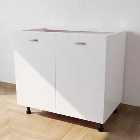Mobile Base per Cucina compreso di Ante di Colore Bianco