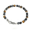 GERBA - Bracciale Mosch onice e occhio di tigre