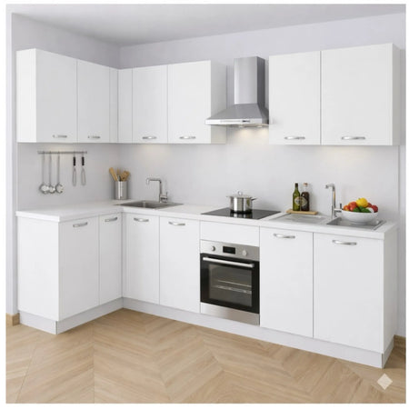 Mobile Base per Cucina compreso di Ante di Colore Bianco