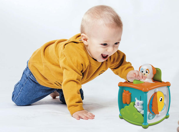 Clementoni - Baby Peekabo Activity Cube 17672