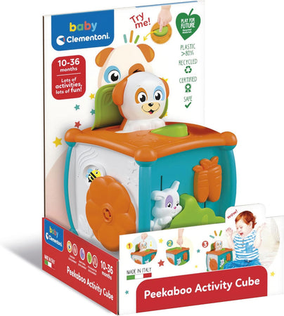 Clementoni - Baby Peekabo Activity Cube 17672