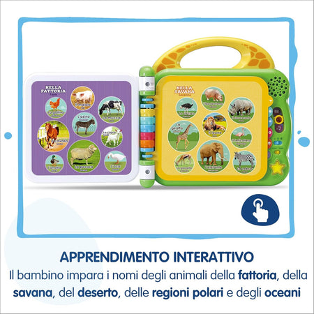 Vtech - Libro illustrato bilingue 100 animali