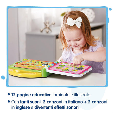 Vtech - Libro illustrato bilingue 100 animali