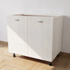 Mobile Base per Cucina compreso di Ante di Colore Larice Bianco