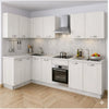 Mobile Base per Cucina compreso di Ante di Colore Larice Bianco