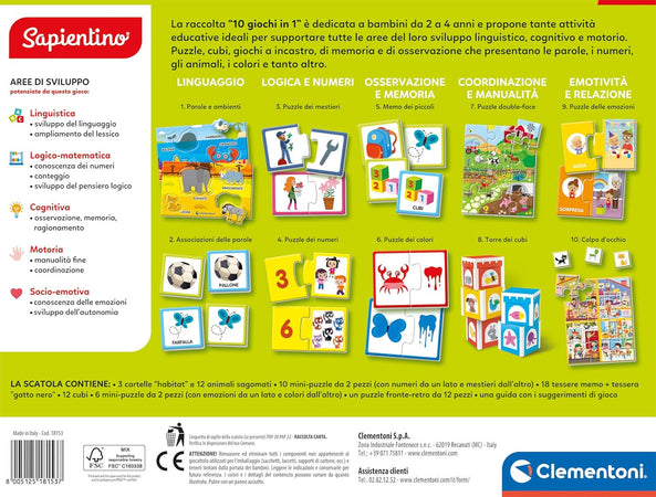 Clementoni - Sapientino 10 Giochi In 1 18153