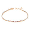 Stroili - Bracciale Tennis Romantic Shine Metallo Rosa Cristallo