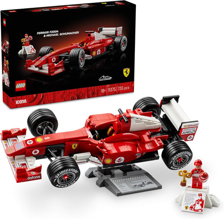 Lego Icons - Ferrari F2004 e Michael Schumacher 11375