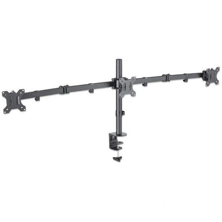Supporto da Scrivania per 3 Monitor 13-27'' con Morsetto