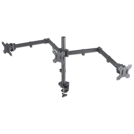 Supporto da Scrivania per 3 Monitor 13-27'' con Morsetto