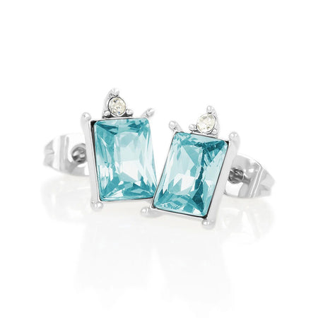 Stroili -  Orecchini Lobo Punto Luce Violet Ottone Cristallo