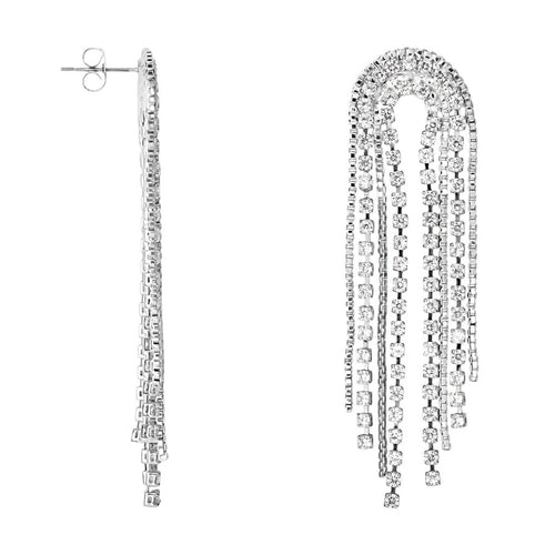 Stroili -  Orecchini Pendenti Romantic Shine Ottone Cristallo