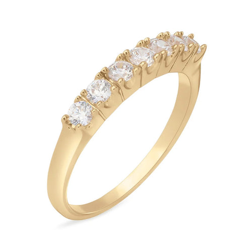 Stroili - Anello Riviere Golden Dream Placcato Oro Giallo Cubic Zirconia
