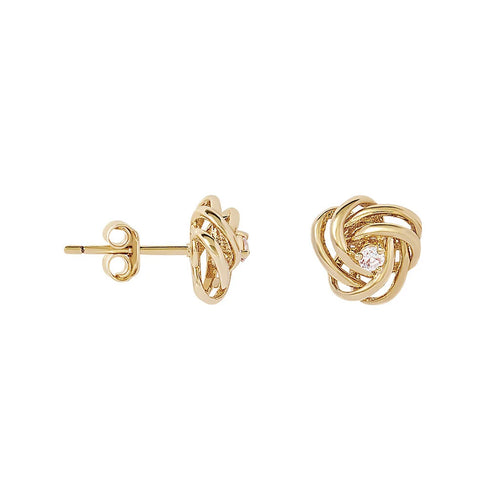 Stroili -  Orecchini Lobo Golden Dream Placcato Oro Giallo Cubic Zirconia