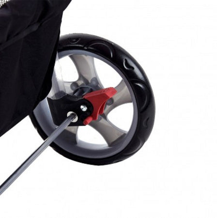 Passeggino Per Cani Cane Pieghevole Buggy Trasportino Con Zip Traspirante Lavabile