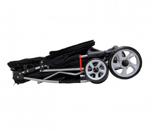 Passeggino Per Cani Cane Pieghevole Buggy Trasportino Con Zip Traspirante Lavabile