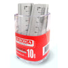 Barattolo 15 Righelli Alluminio 10Cm Arda